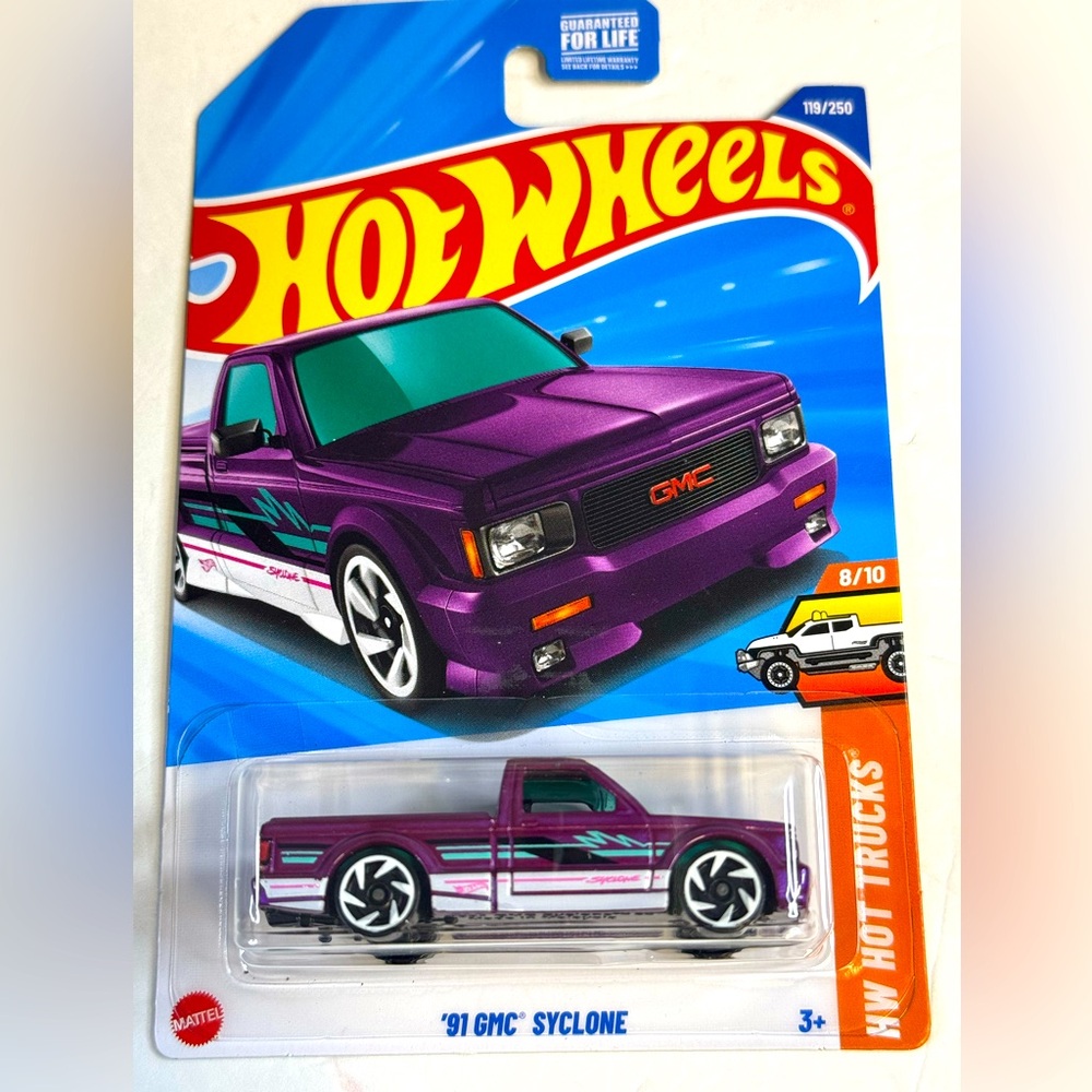 Hot Wheels NEW for 2025 ‘91 GMC SYCLONE HW HOT TRUCKS 8/10